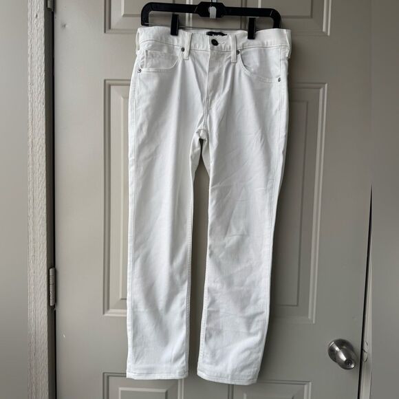 Paige Men's Transcend Lennox Icecap Slim Fit White Jeans Size 30 Inseam 36” - Picture 4 of 10